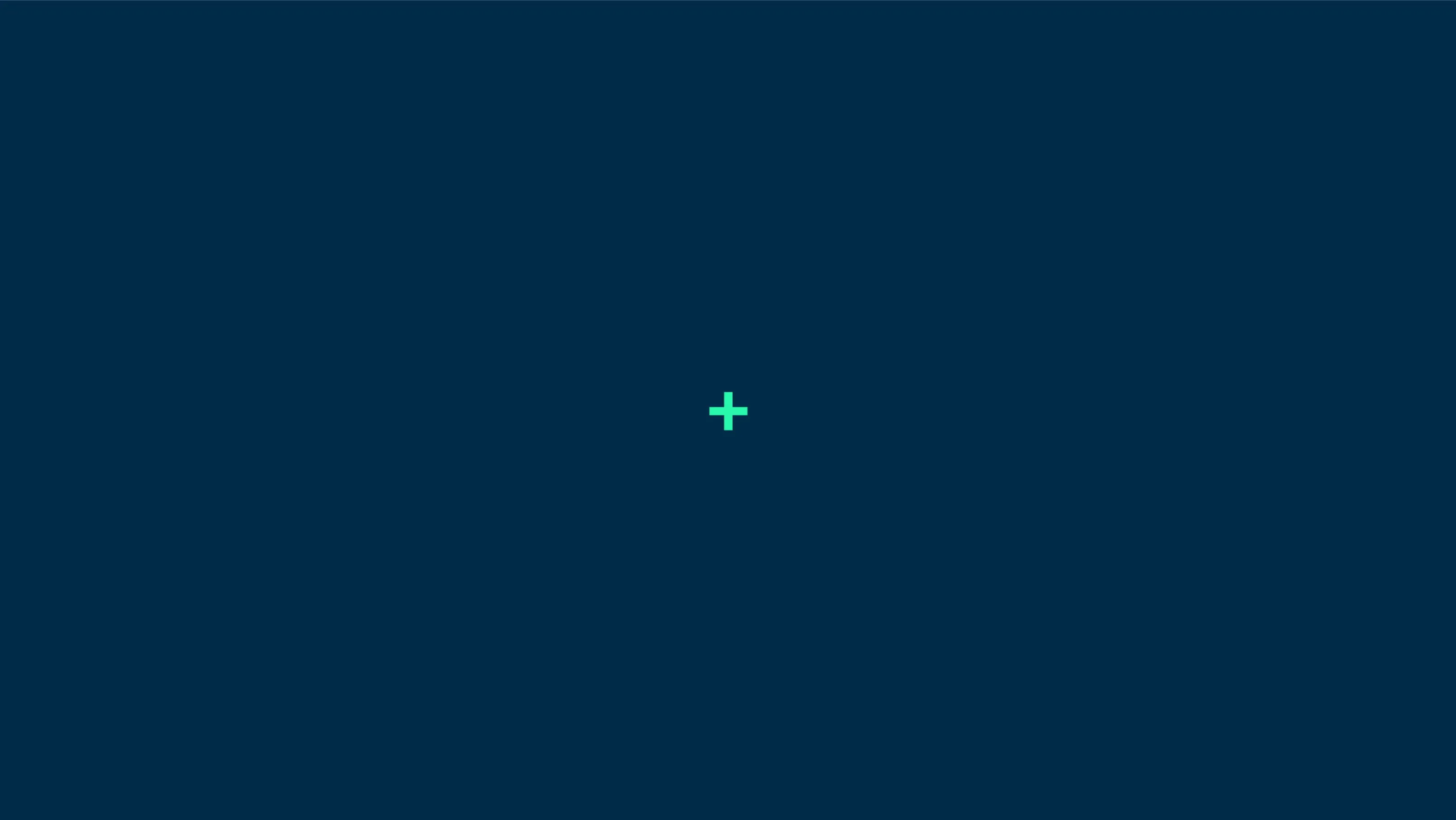Agilera’s green crosshair symbol centred on a deep blue background